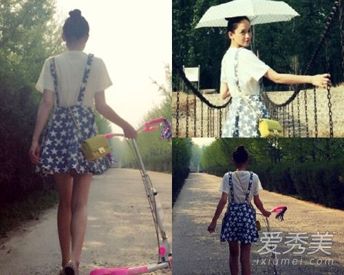 陈乔恩宋高嘉圆圆女演员领带球像一个年轻的女孩温柔的粉末