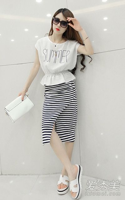 夏季必备条纹裙经典款式过时