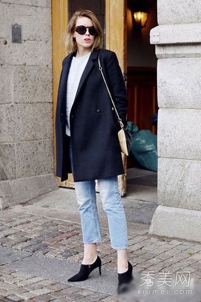 短腿裤配高跟鞋,矮身杀人武器