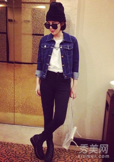 牛仔外套在三月很忙，裤子和短裙都很好。