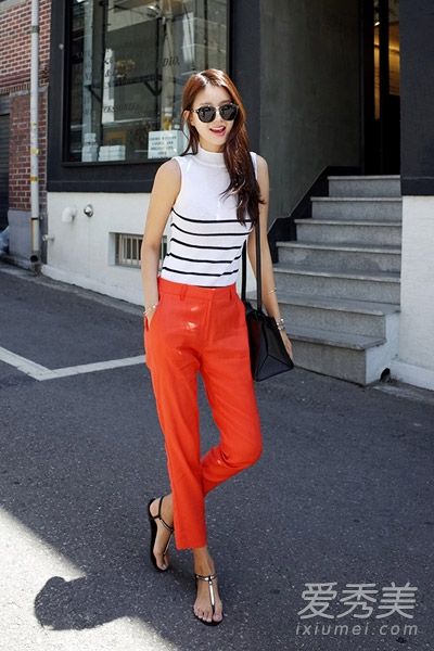 2015年韩版9分钟裤既时尚又时尚