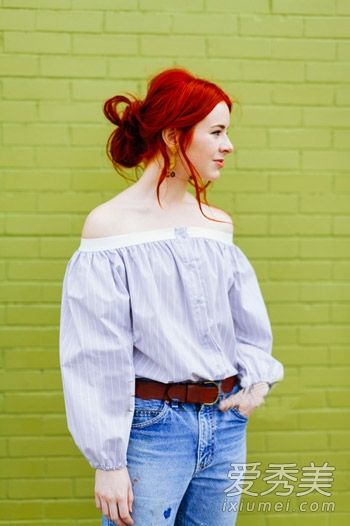 2015年染发的最新趋势只有红色头发才引人注目。