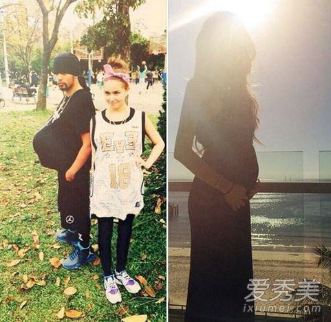 昆凌怀孕了!娱乐圈美女老婆肚子照发型PK