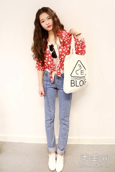 春季必备小裤衬衫简约阳光