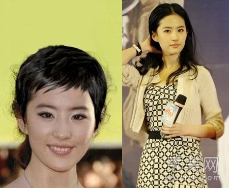 选择错误的发型让刘亦菲吓得屁滚尿流,周迅似乎被闪电击中了。