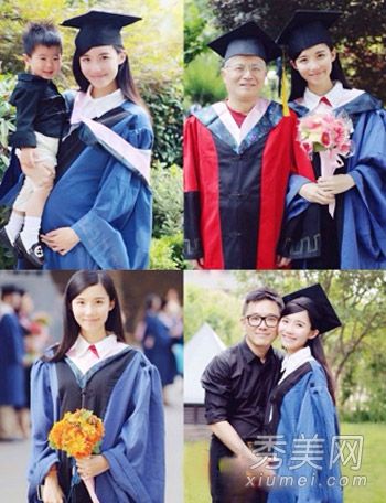 美容师怀了第二个孩子毕业照有着像女孩一样的红头发和粉红头发