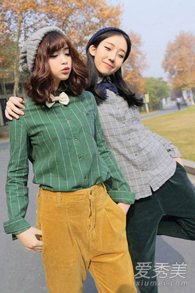 学术氛围又回到了2015年秋季的格子衬衫推荐上。