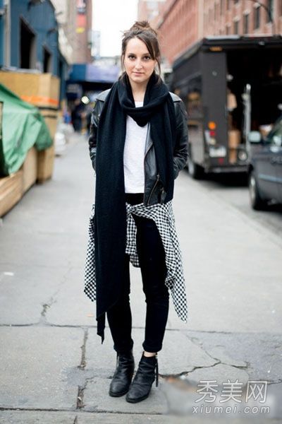巧配围巾，打造超级御姐气质