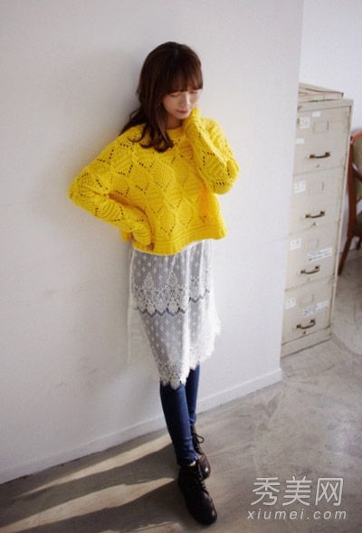 春季必备针织衫，可随意搭配裙子和裤子