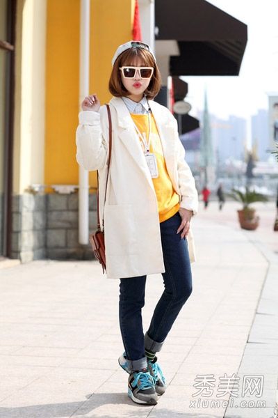 韩式西部组合牛仔裤穿起来优雅干练气质十足