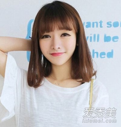 最新里面纽扣梨花头发型图片长发短发很漂亮