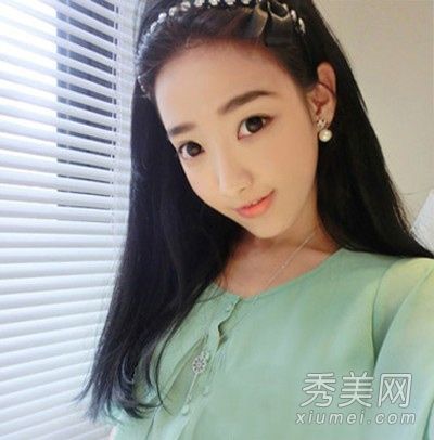 韩国交际花式淑女发型创造气质美