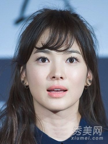 暑期学校韩星发型宋惠京半透明刘海超清爽