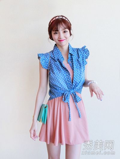 衬衫+连衣裙个性打造夏季藏式肉装