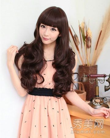 2013年流行的韩国女孩发型是第一次看到它。