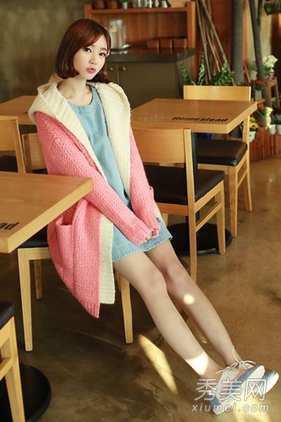 2014春季时装搭配外套混合裙最具吸引力