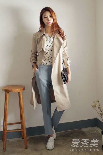 秋季新款风衣阻止韩式流行