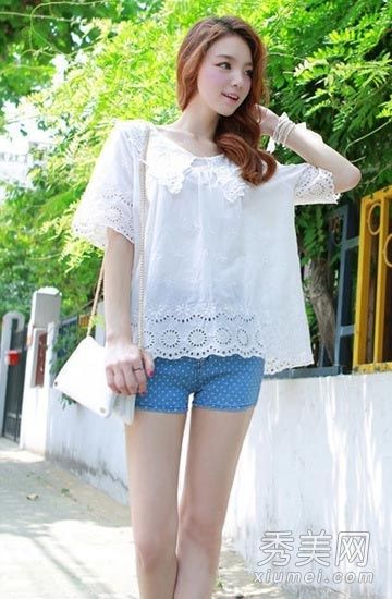 当你的上身很胖的时候，你怎么穿宽松的上衣和短裤？