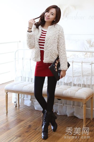 早春裘皮大衣善用雪御寒