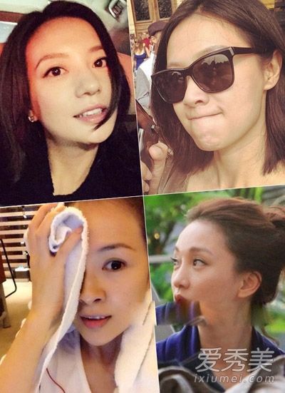 范冰冰、章子怡、林心如神女团跑四款发型比美女