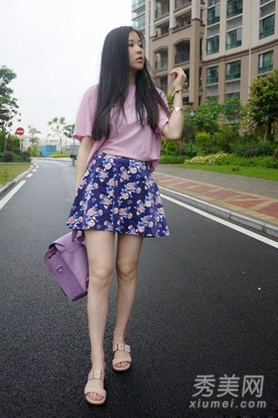 短裙配图片8种时尚穿着方法显高挑