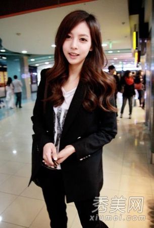 冬季最新韩国卷毛女工的首选