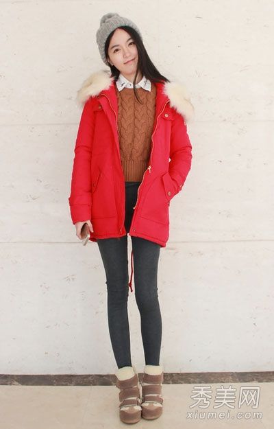 棉袄棉衣紧身裤雨雪中紧身保暖