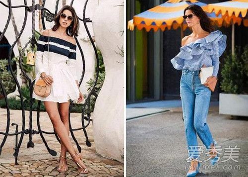 从仲夏到初秋，单字肩章很受欢迎。你开始有几个风格？