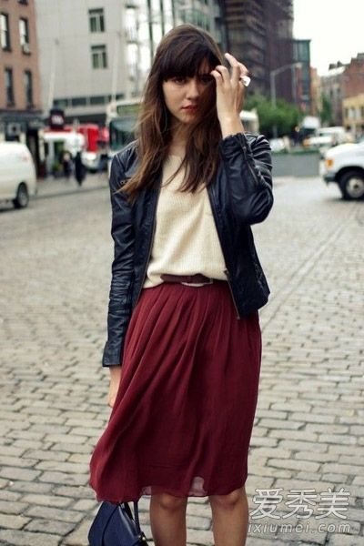 红酒红单款优雅热卖2015秋冬流行颜色