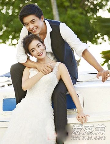 李生杰克森绮婚礼电影简单新娘头发清新美丽