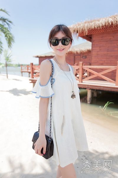 韩版连衣裙甜美搭配穿着可爱气质