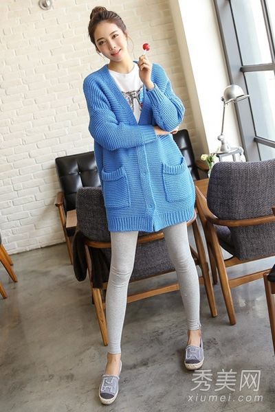 道晖芝用新外套着装方法展示春装