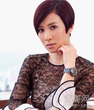 佘詩曼胡杏兒的TVB一線女演員的妝容五彩繽紛。