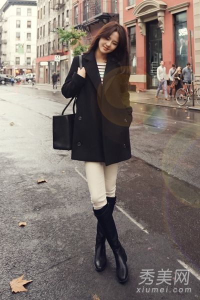 如何穿紧身冬装