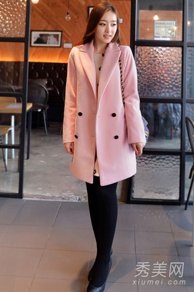 暖冬淑女气质带画外套混搭裙浪漫优雅