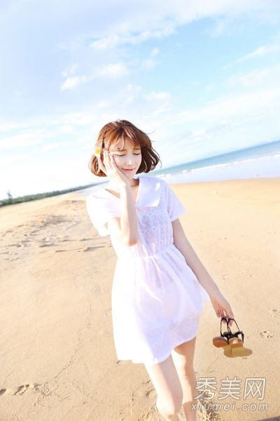 夏日清凉的氧气让简单的韩凡儿超吸收眼睛