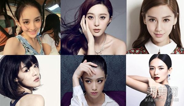 范冰冰蒋欣章子怡2014中国最美丽的女神发型pk