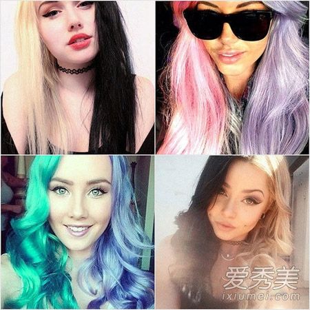 喷完牛奶灰!只有在2015年,双发颜色才是最时尚的。