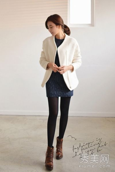 冬季秀高搭配技巧短呢子大衣最好
