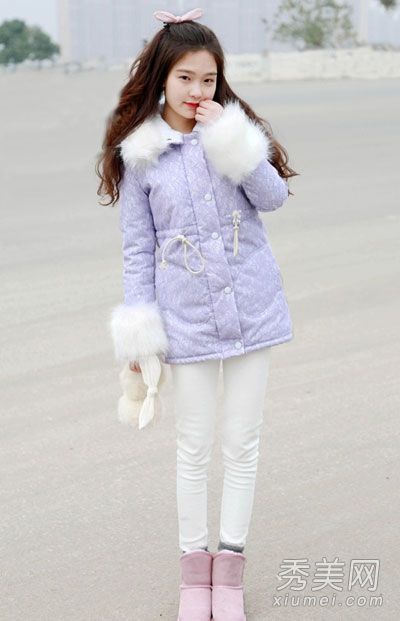 时尚冬装推荐棉袄搭配小裤腿最悦目