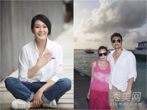 44岁的刘若英流露出怀孕的气质