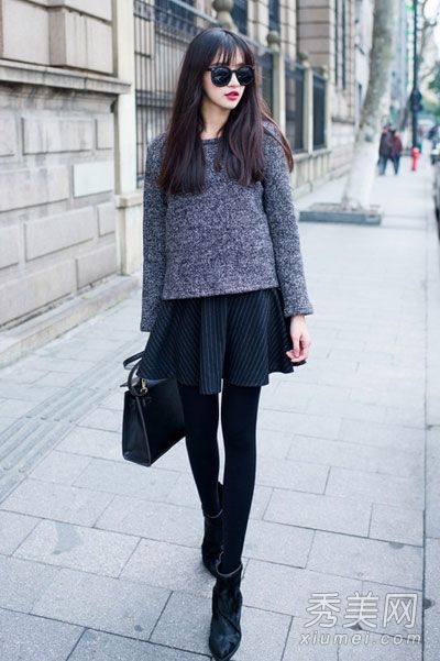 如何搭配8种着装方式的高领毛衣