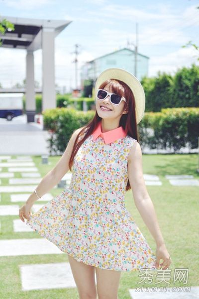 慵懒MM夏季搭配裙装打造甜美女装