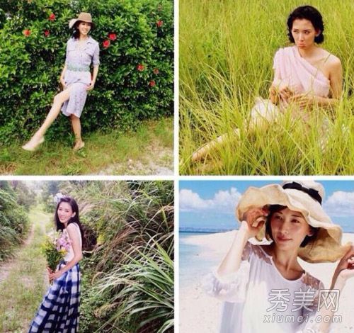 林志玲把自己打扮成一个丑八怪，学明星发型变得可爱，这是很自然的。