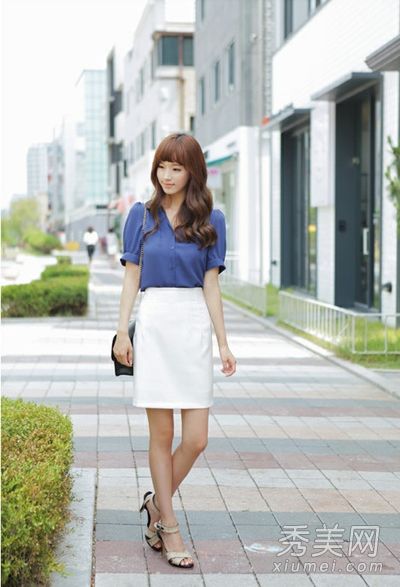 八汉范儿修身裙打造气质职业裙