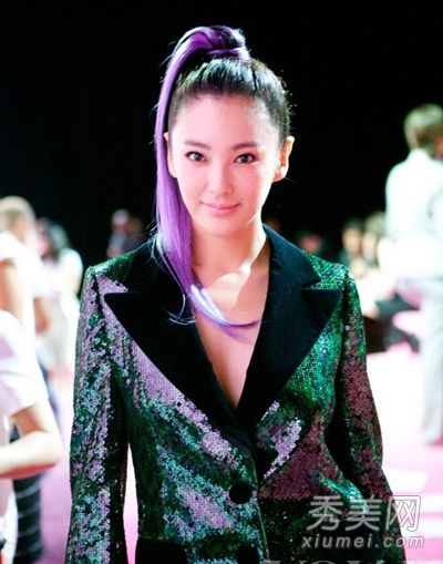 张雨绮时装周的惊艳女演员是最惊艳的