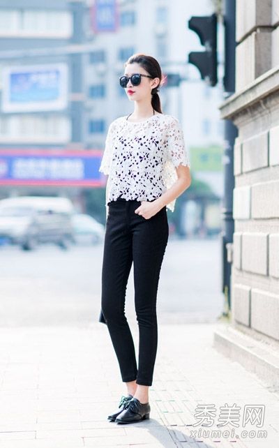 夏装搭配欧美风格优雅现代