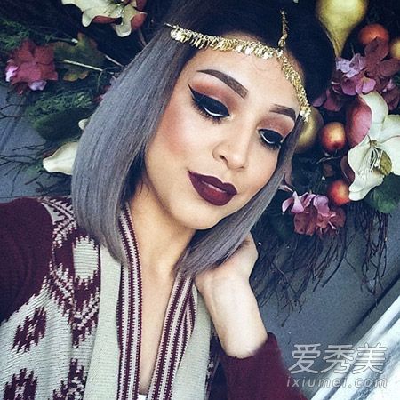 小黄头发过时了!灰色系统是染头发和刷屏幕。