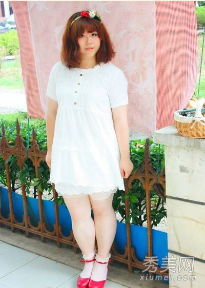 胖MM夏装配图片8美丽身材展现淑女气质