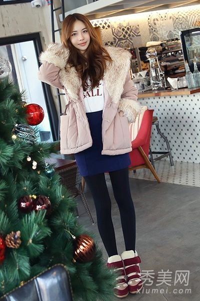 冬季宽松棉衣不能少于8种搭配，这是典型的和苗条的。